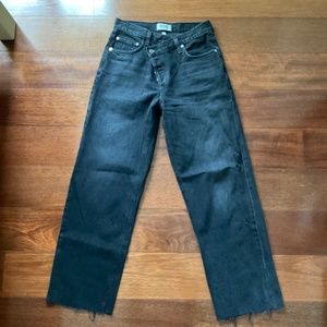 AGOLDE Criss Cross - Black Jeans